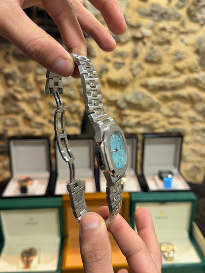 Patek Philippe Nautilus azul Tiffany