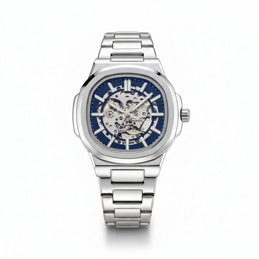 LONGLUX Skeleton Tourbillon Automatic Mechanical Watch - Premium Casual Timepiece