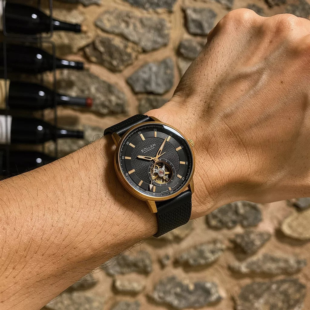 SOLLEN Sport Racing - Dourado Automático Design Premium