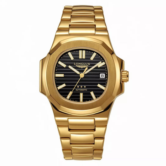 PREMIUM LONGLUX WATCH - Calendar & Water Resistant