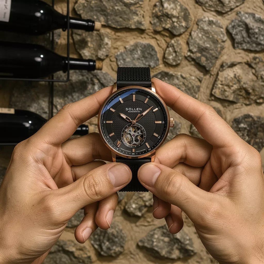 SOLLEN Sport Racing - Dourado Automático Design Premium
