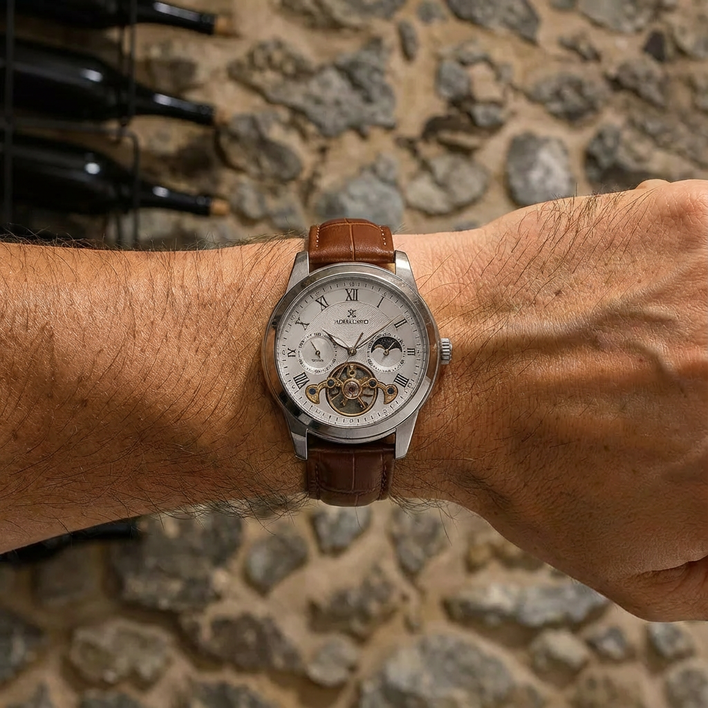 FENSIR Prata minimalista caixa branca