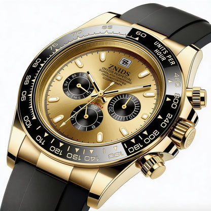 FENSIR Cronógrafo 6 Ponteiros - Business Minimalista Silicone