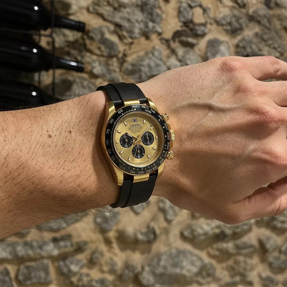 FENSIR Cronógrafo 6 Ponteiros - Business Minimalista Silicone